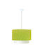 Veis Pendant Light Green for 14 Bulbs E27 35x35x24cm