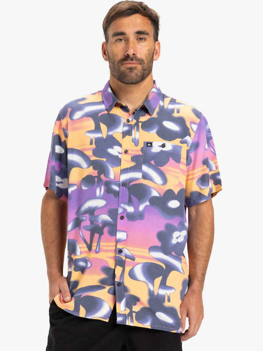 Quiksilver Safe Paradise Short-sleeved Shirt Pu...