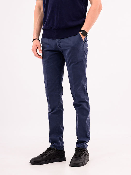 Fourten Industry Men's Trousers Chinos Slim Fit Indigo