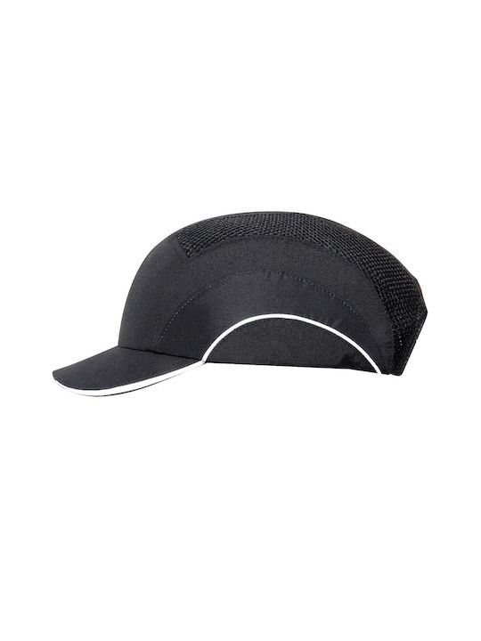Pălărie cu cască Hardcap A1, bor de 5 cm, negru