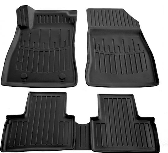 Race Axion Set of Front and Rear Mats 5pcs Tray Type for Nissan Juke 2010-2019 Black