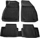 Race Axion Set of Front and Rear Mats 5pcs Tray Type for Opel Insignia 2008-2017 Black