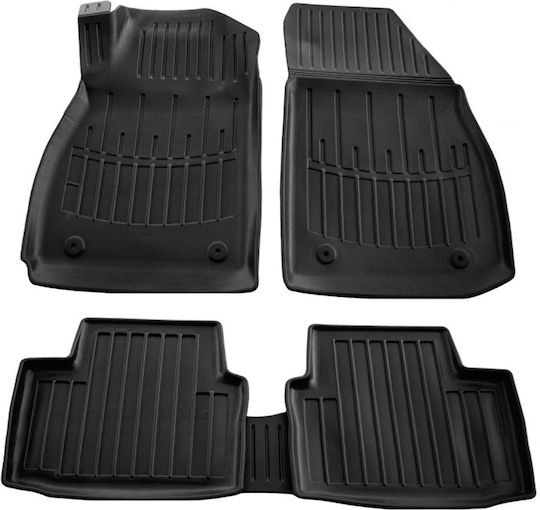 Race Axion Set of Front and Rear Mats 5pcs Tray Type for Opel Insignia 2008-2017 Black