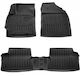 Race Axion Set of Front and Rear Mats 4pcs Tray Type for Toyota Auris 2012-2019 Black
