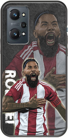 Fußballstars Rodinei Realme GT Neo 2 5G Schwarzes TPU Schwarzes Silikon