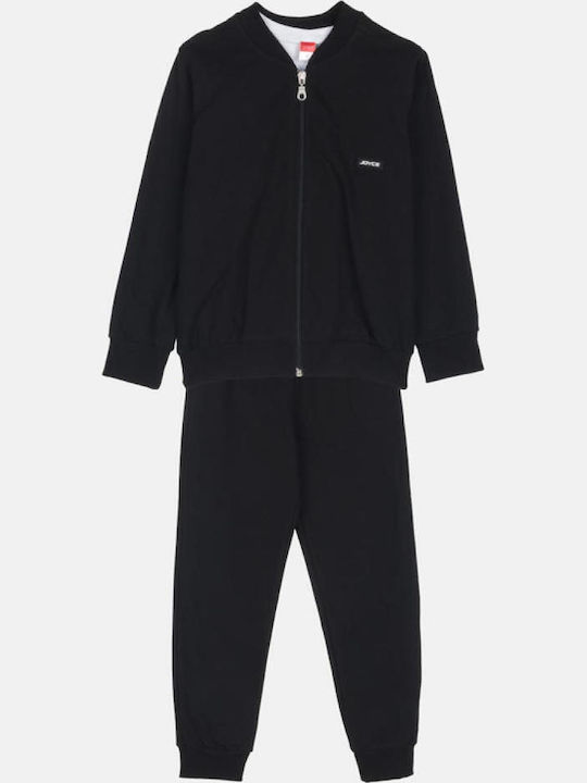 Joyce Kids Sweatpants Set Black 3pcs