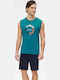 Minerva Men's Summer Pajamas Set Green