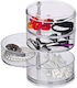 Wenko Wenko Kosmetikorganisationsständer mit Ebenen Transparent 17,5x11,5x11,5cm