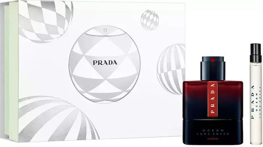 Prada Luna Rossa Ocean Herren Set mit Eau de Parfum