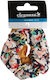 Scrunchie Μαλλιών Πολύχρωμο 10cm