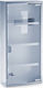 Zeller Metallic Wall-Mounted First Aid Kit with Lock