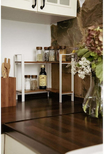 Wenko Corner Bathroom Shelf Wooden