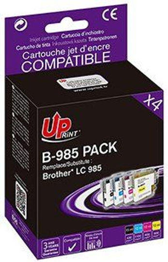 Uprint Kompatible Tintenstrahldrucker-Tintenpatrone Bruder LC-985 Schwarz 1Stück