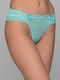 Damen Brasilien mit Spitze Aqua
