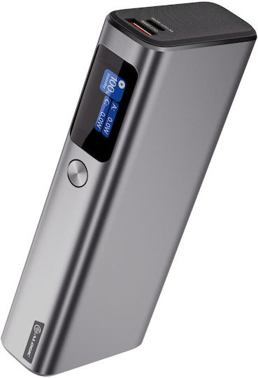 Alogic Ruck Power Bank 20000mAh 130W with USB-A Port and 2 USB-C Ports Silver