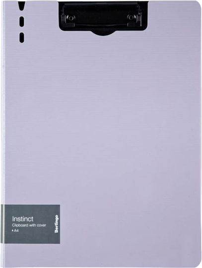 Berlingo Clipboard Cover A4 Lavender Black 93203