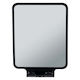 Wenko Wall Makeup Mirror 14x19.5cm Black