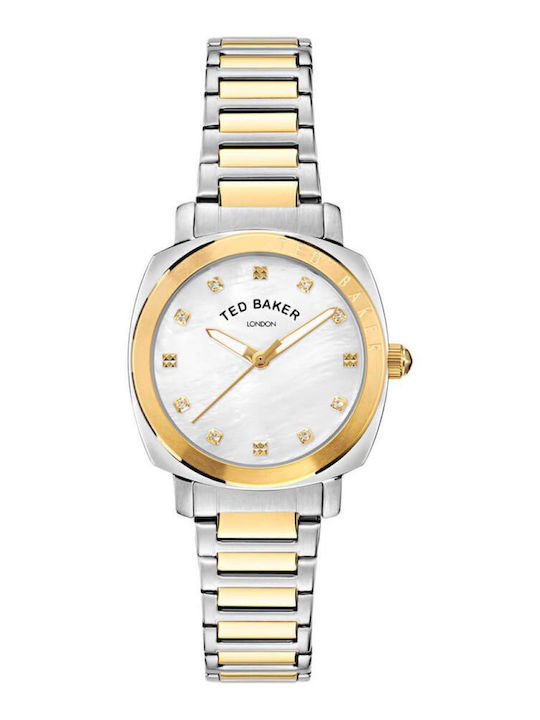 Ted Baker Women's Watch with Gold Metal Bracelet