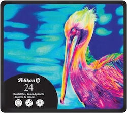 Pelikan Цветни Моливи Комплект 24 Цветни