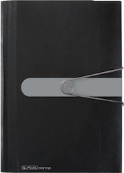 Herlitz Папка за архивиране с еластични уши Черна 12бройки