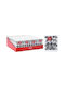 Set of 24 Plastic Silver Ball Ornaments HV602418 SW PRO