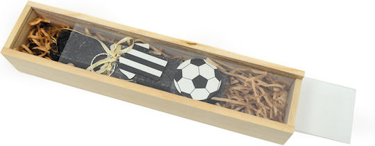 Holzkiste mit Plexiglasdeckel Klein 32cm x 7cm 0519701