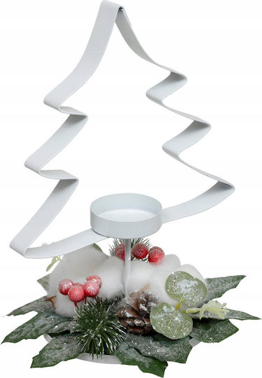 Atmosphera Christmas Metallic Candlestick