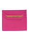 Small Leather Women's Wallet Classic with RFID Fuchsia