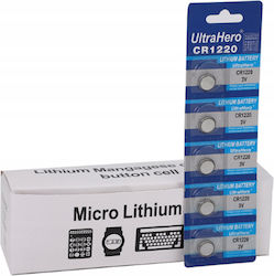 Lithium Batteries 5pcs Cr1220 3v