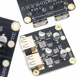 Rosfix 2-channel Voltage Converter Charger 2.0 3.0 Usb Step Down