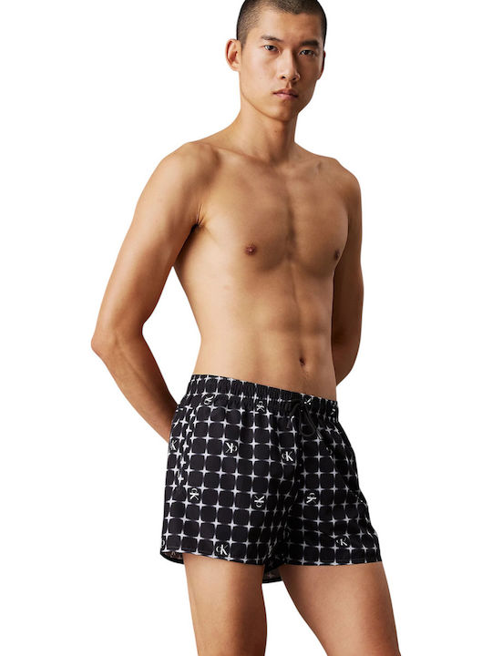 Calvin Klein Men's Swimwear Shorts Black Camo