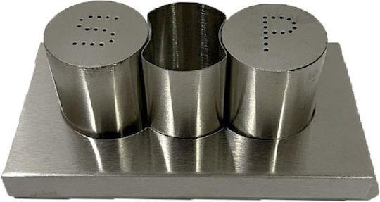 Trends Salz- und Pfefferset Inox 2Stück