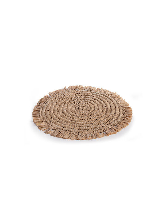 Nef-Nef Homeware Platzdeckchen Rund Papier Beige 38cm 1Stück Nef-Nef Homeware Platzdeckchen Rund Papier Beige 38cm 1Stück