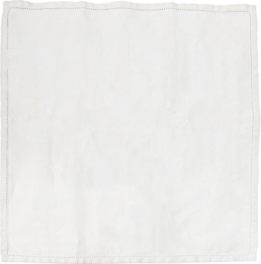 Nef-Nef Homeware Салфетка За Храна Steady Бяла 48x48см