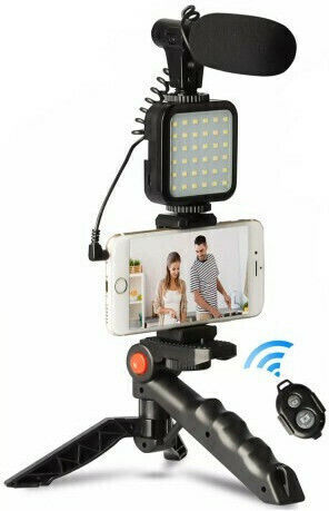 ACP Селфи стик Трипод за Мобилен Телефон с Bluetooth Черен