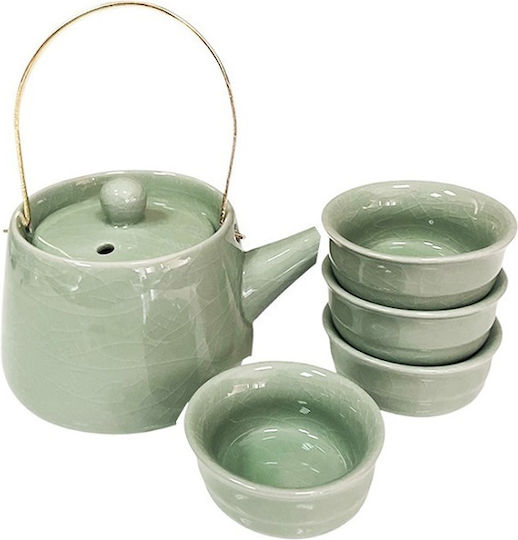 Espiel Trends Tea Set Ceramic Green 250ml 5pcs