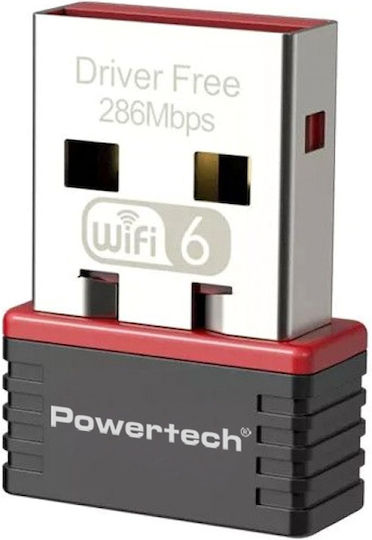 Powertech PT-1383 Αντάπτορας Δικτύου USB με Ασύρματη Σύνδεση Wi-Fi 300Mbps