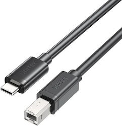 Unitek USB 2.0 USB-C male - USB-B 5m (C14140ABK-5M) Unitek USB 2.0 USB-C male - USB-B 5m (C14140ABK-5M)