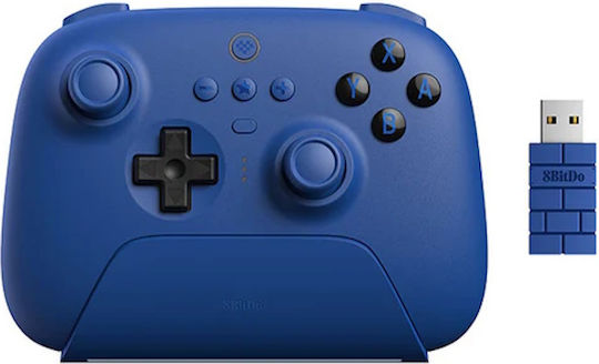 8Bitdo Ultimate With Charging Dock Ασύρματο Gamepad για Android / PC / Switch / iOS Μπλε