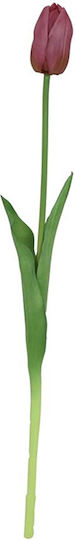 Floare Artificială Decorativă Laleaua Purple 47cm Atmosphera