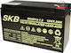 Skb Lead Acid Battery 12v 7.2ah 186w Sk12-7.2hr