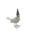 Dekorativ Vogel aus Polyresin 10cm 1Stück