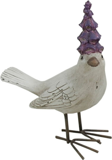Dekorativ Vogel aus Polyresin 10cm 1Stück