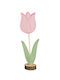 Arti Casa Dekorative Stofftulpe Rosa 29cm