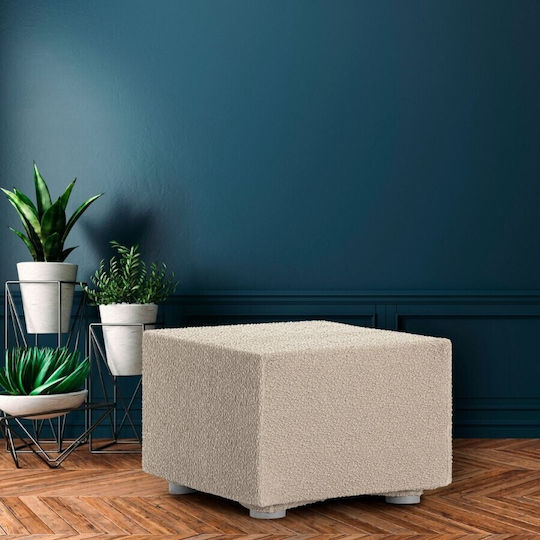 Eysa Ελαστικό Κάλυμμα Σκαμπό C/00 Light Beige 60x60cm