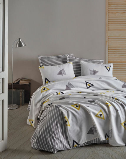 Enlora Home Κουβερλί Μονό White 160x235cm