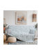 Beauty Home Διακοσμητική Μαξιλαροθήκη 8709 Πετρόλ 40x40εκ.