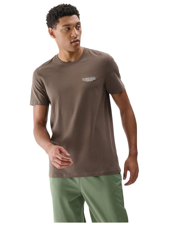 4F 4F Herren T-Shirts Braun