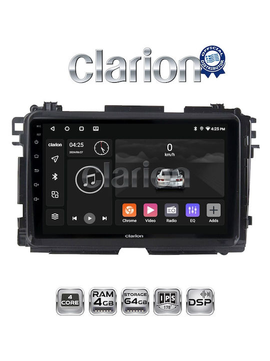 Clarion Sistem Audio Auto pentru Honda HR-V 2015 (Bluetooth/USB/WiFi/GPS/Apple-Carplay/Android-Auto)