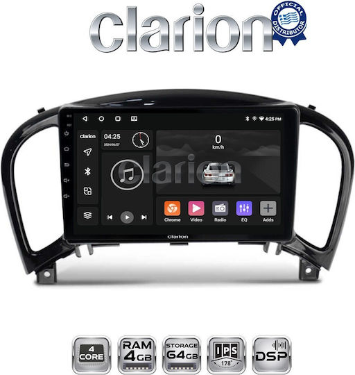 Clarion Sistem Audio Auto pentru Nissan Juke 2009 (Bluetooth/USB/WiFi/GPS/Apple-Carplay/Android-Auto)